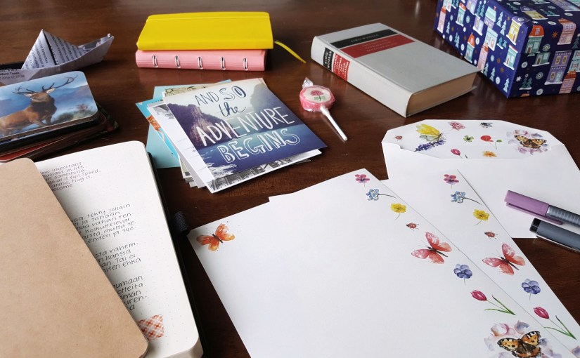 Aloita päiväkirja kirjeellä