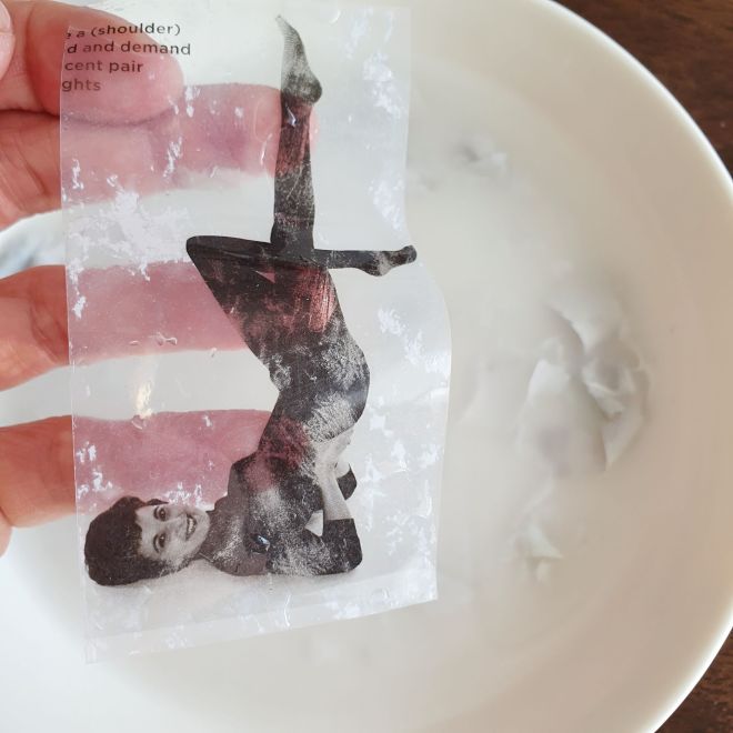 Siirtokuva pakkausteipillä - Vihkokauppa